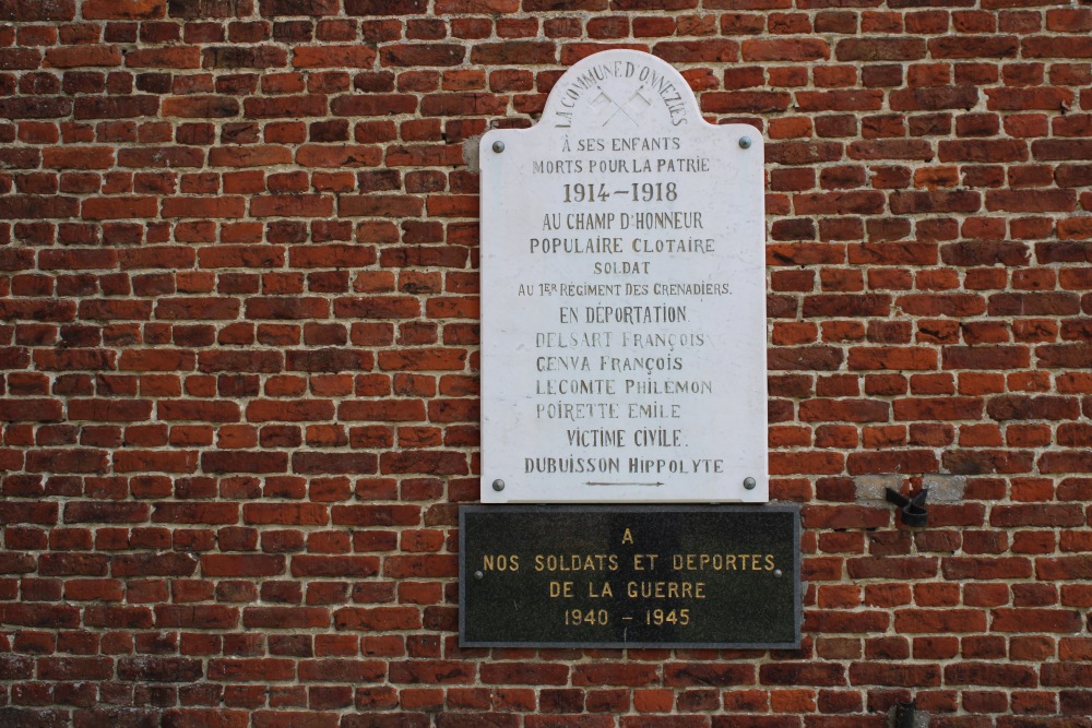 Oorlogsmonument Onnezies #2