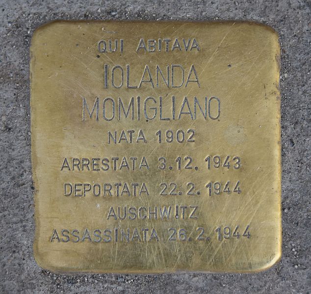 Stolpersteine Corso Dante 90