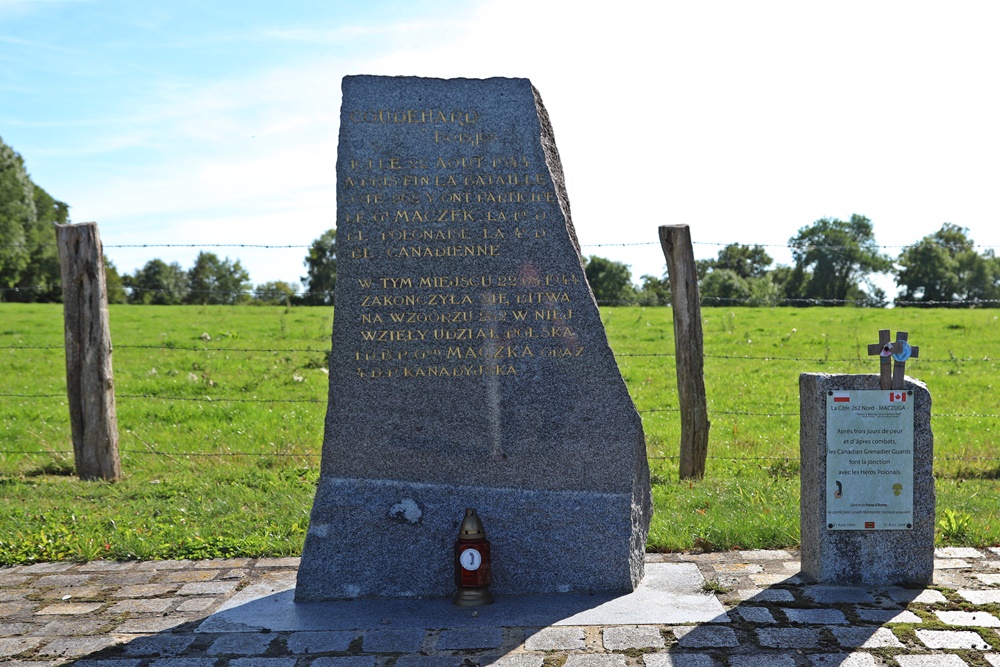 Memorial Polish and Candaian forces Coudehard #1