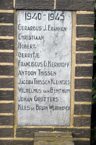 Monument Burgerslachtoffers Milsbeek #4
