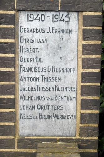 Memorial Civilian Casualties Milsbeek #3