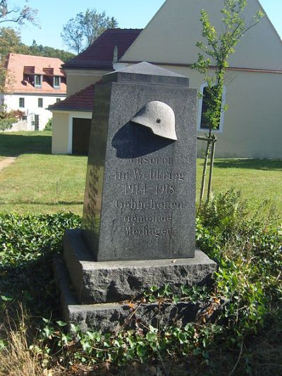 Oorlogsmonument Medingen #1