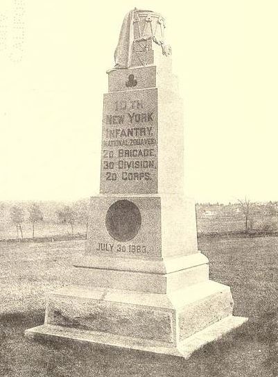 10th New York Volunteer Infantry Monument #1