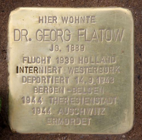 Stolpersteine Niklasstrae 5 #1