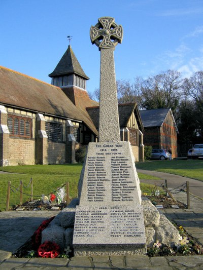 War Memorial Stone Cross #1