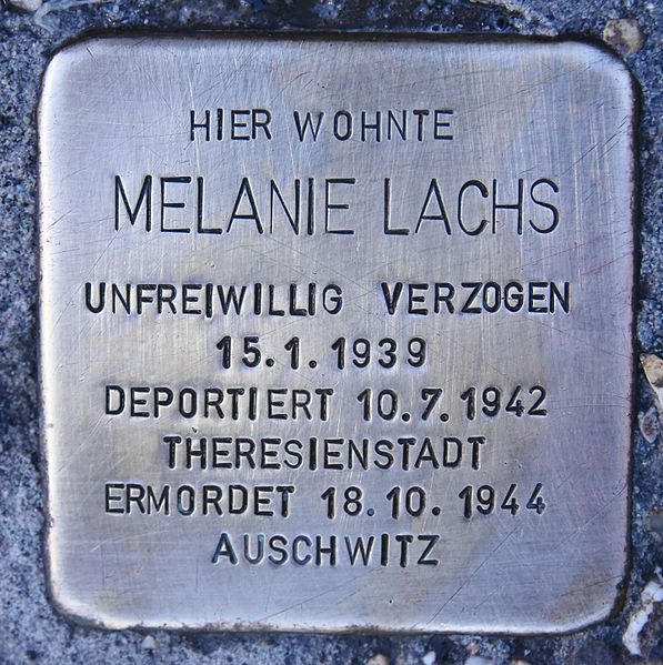 Stolpersteine Volksgartenstrae 18 #2