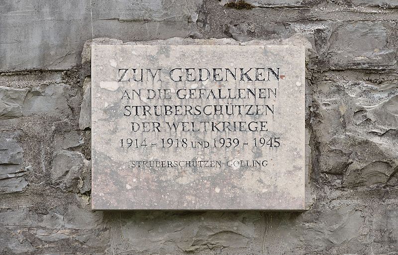 War Memorial Struberschutzen