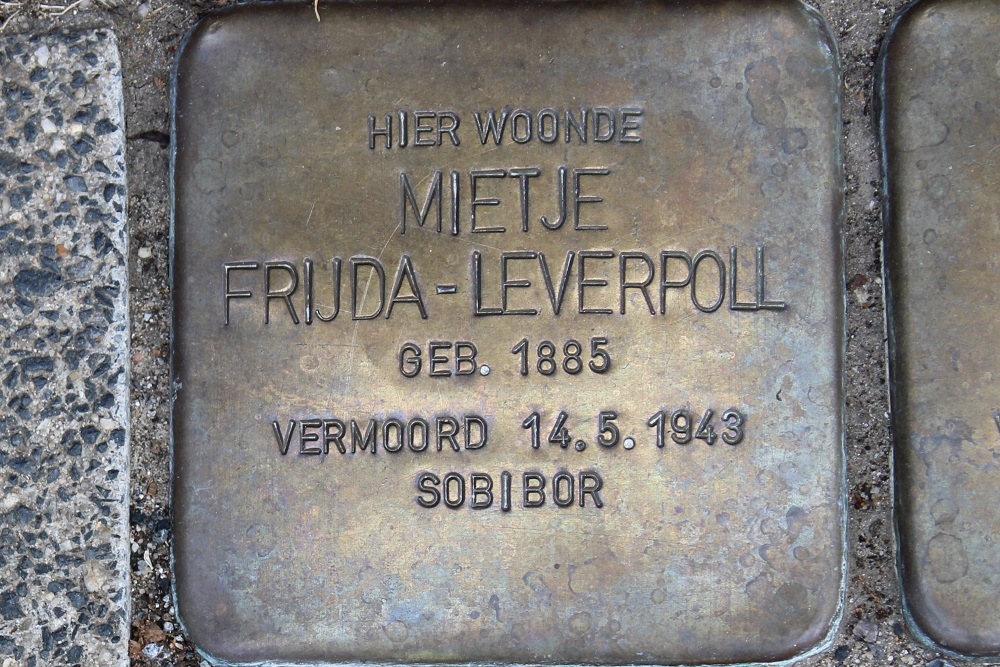 Stolpersteine Schroeder van der Kolkstraat 1 #2