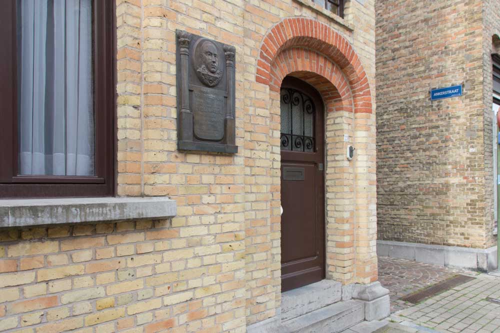 Commemorative plaque Honore Houvenachel Nieuwpoort #1