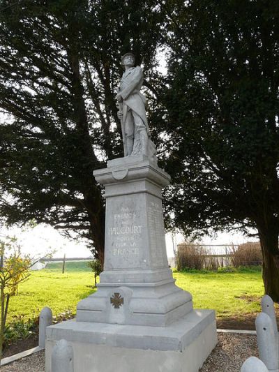 Oorlogsmonument Haucourt-en-Cambrsis