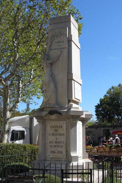 War Memorial Saint-Maximin-la-Sainte-Baume #1