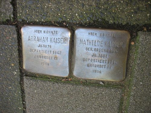 Stolpersteine Mainstrae 15