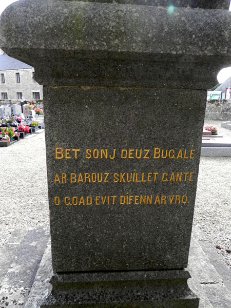 Monument Eerste Wereldoorlog Plouzélambre