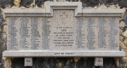 Oorlogsmonument St. Luke Church