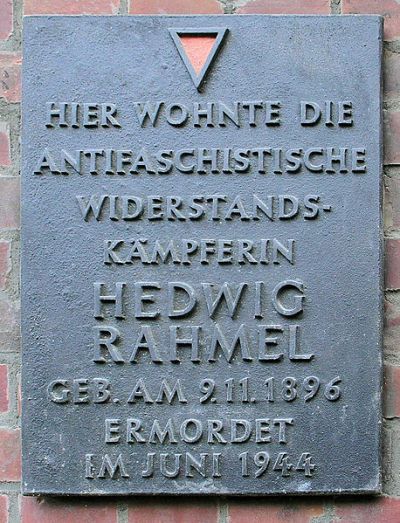 Memorial Hedwig Rahmel #1