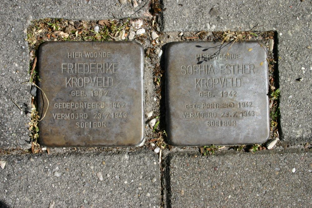 Stolpersteine Sluisstraat 102 #3