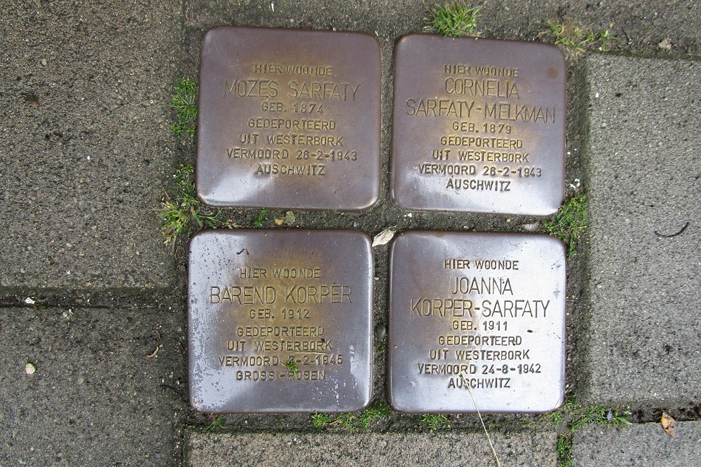 Stolpersteine Hofmeyrstraat 28 #1