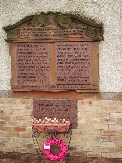 War Memorial Oxton