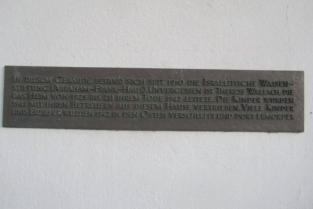 Memorial Abraham-Frank-Haus