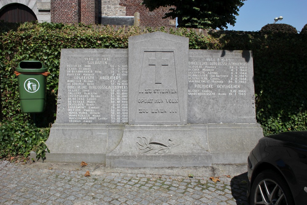 Oorlogsmonument Kaster