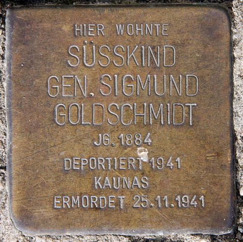Stolpersteine Württembergallee 10 #1
