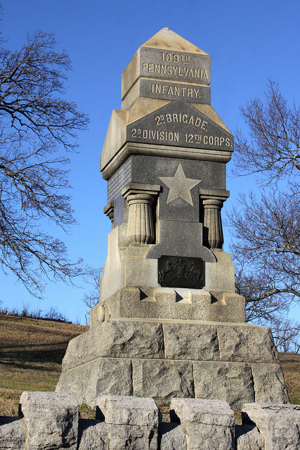 109th Pennsylvania Infantry Monument #1
