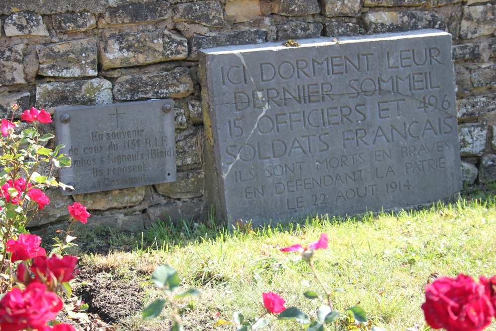 Memorial Stones Former French-German War Cemetery Signeulx