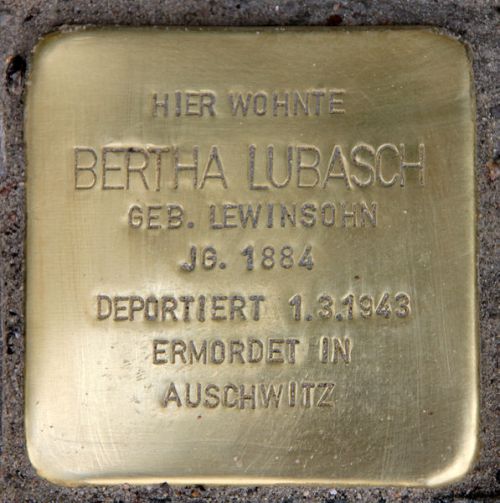 Stolpersteine Grainauer Straße 11 #3
