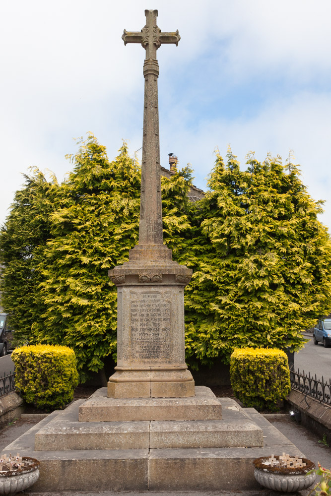 Oorlogsmonument Tideswell #2