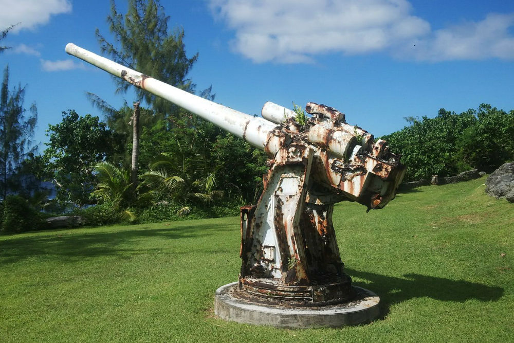 Japanese Coastal Defense Gun Adelup Point #1