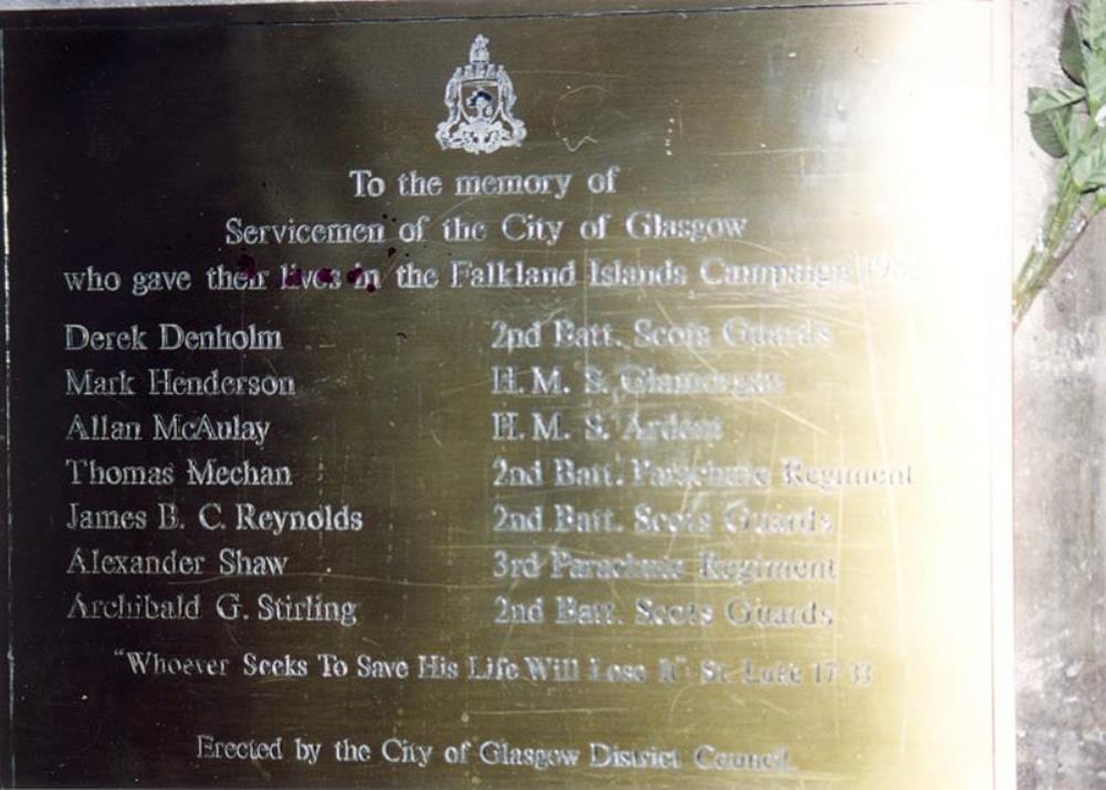 Gedenktekens Glasgow Cathedral #3