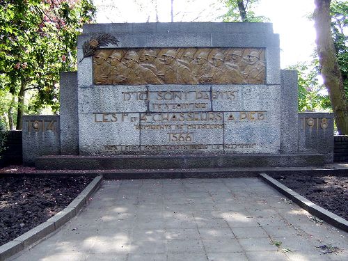 Monument 1e en 4e Regiment Chasseurs  Pied #1