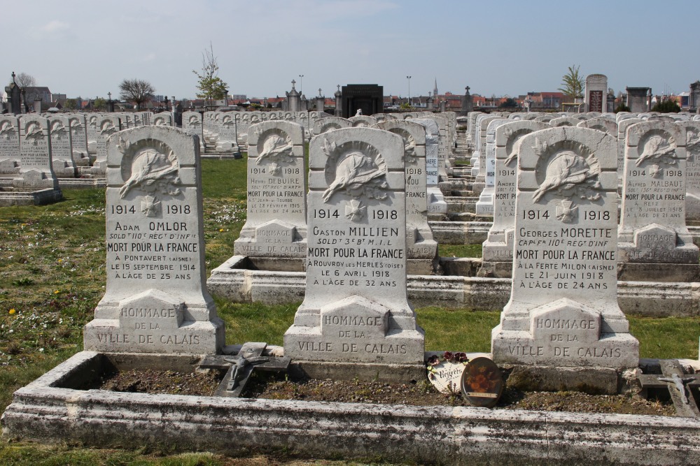 Franse Oorlogsgraven Zuidelijke Begraafplaats Calais #3