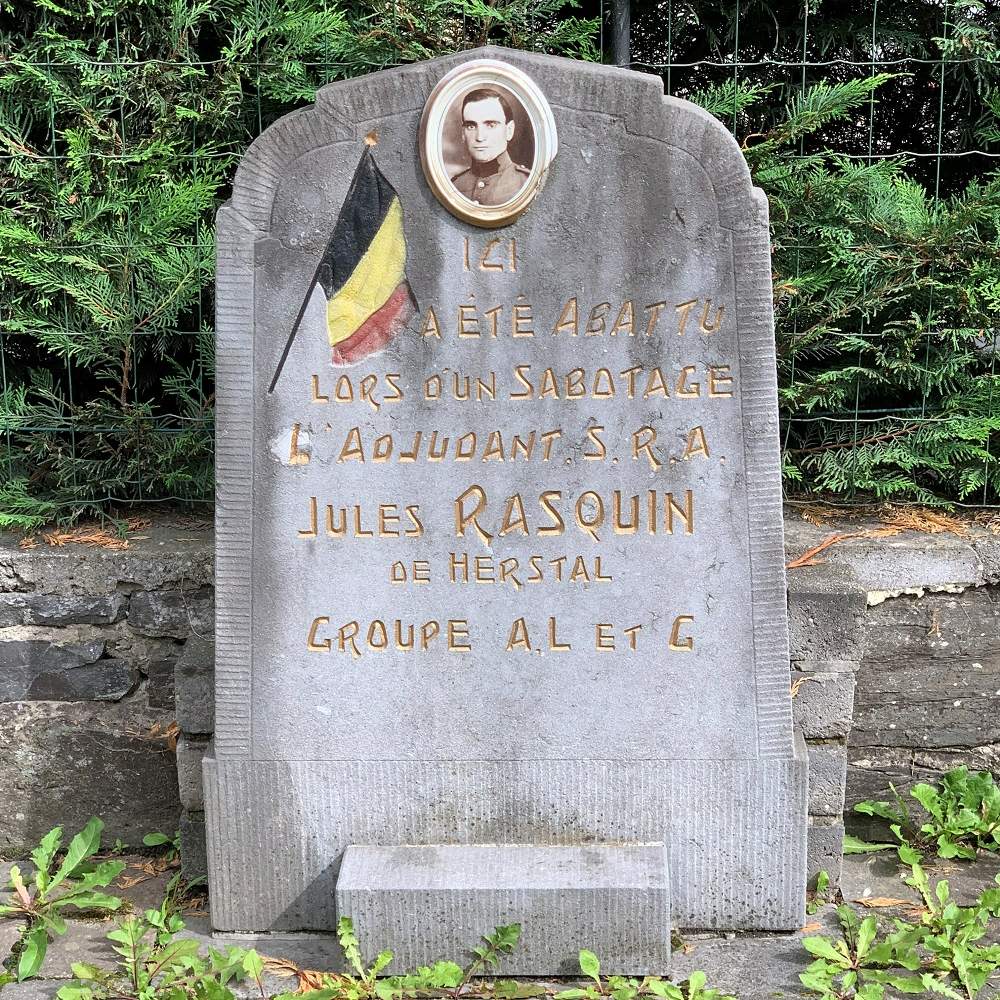 Memorial Monument Belgian Lieutenant Jules Rasquin #2