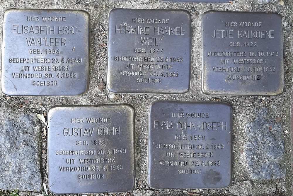 Stolpersteine Hoge Gouwe 123 #1