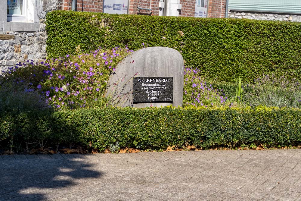 Memorial Stone Volunteers Welkenraedt #1