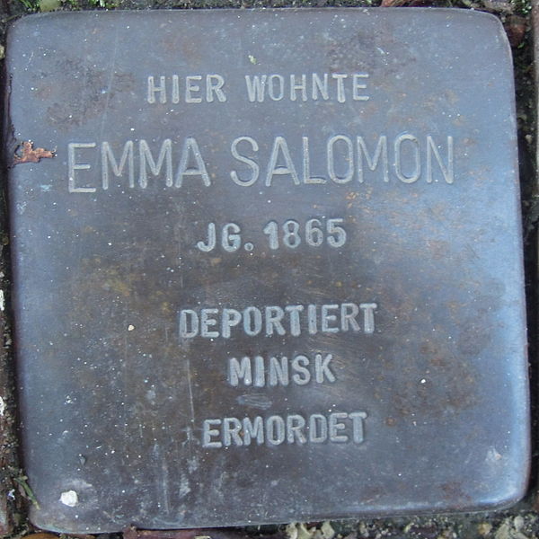 Stumbling Stones Burgstraße 15 #2