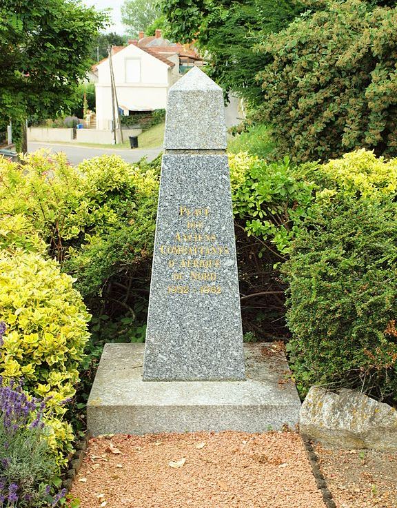 Monument Noord-Afrikaanse Oorlogen Monteignet-sur-l'Andelot