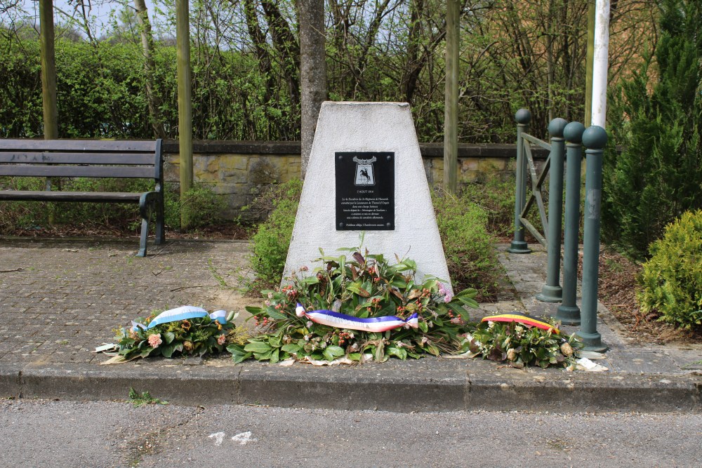 Memorial 4th Squadron French 2nd Hussar Regiment Stockem