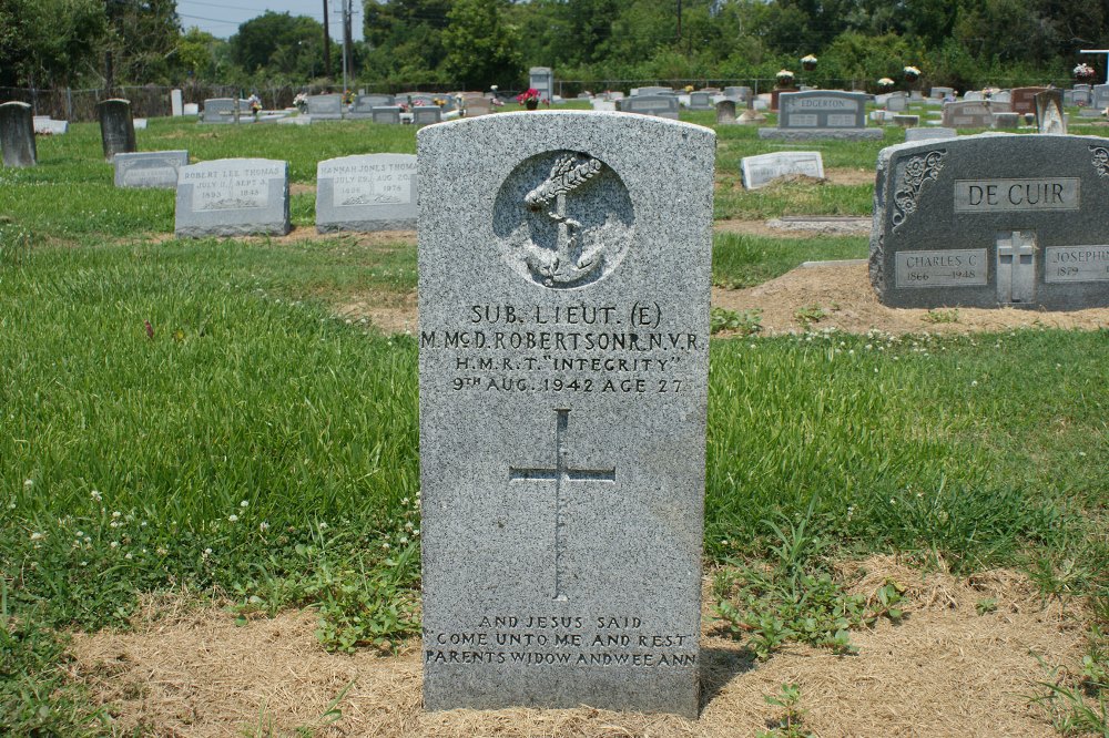 Commonwealth War Grave Evergreen Cemetery