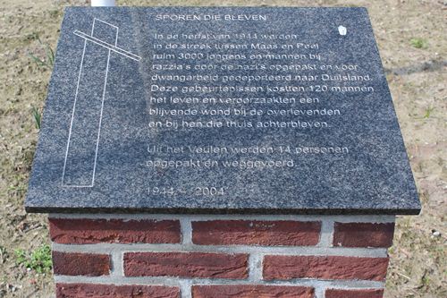 Memorial 'Tracks that were' Veulen