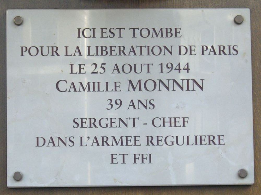 Gedenkteken Camille Monnin #1