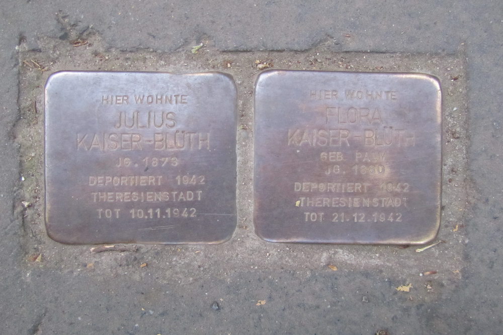 Stumbling Stones Raschdorffstraße 17 #1