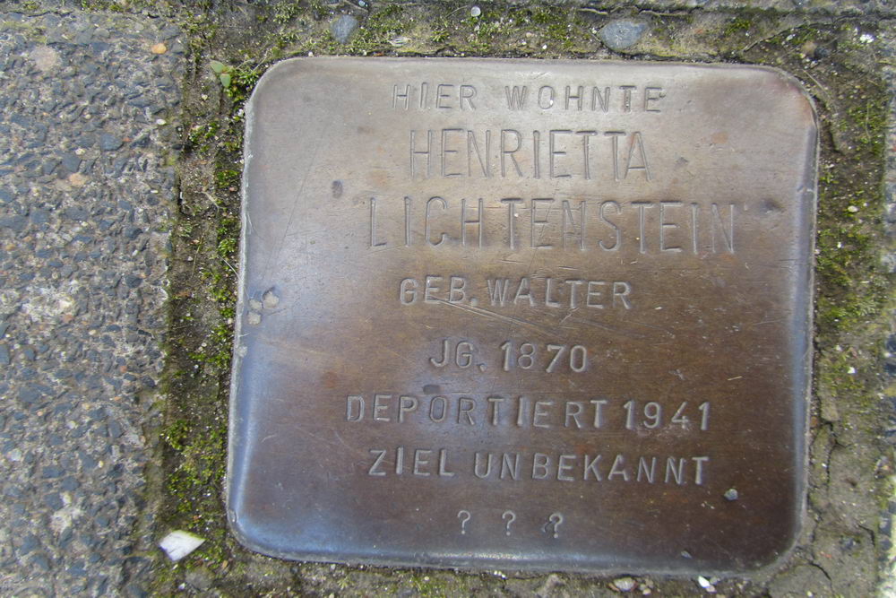 Stolpersteine Luisenstraße 9