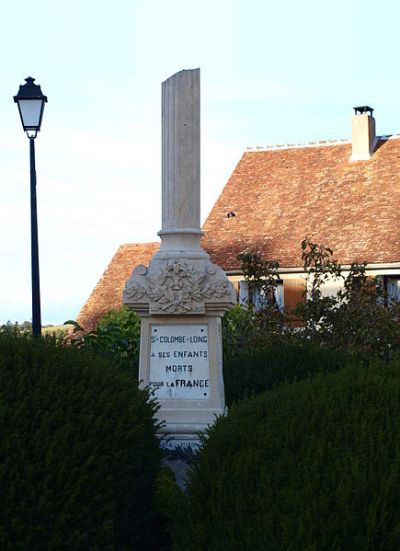 War Memorial Sainte-Colombe-sur-Loing