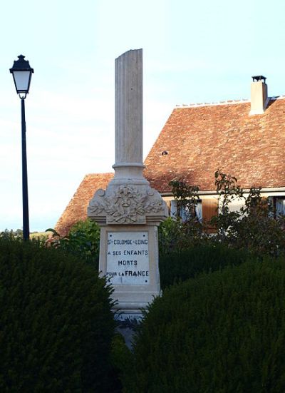 War Memorial Sainte-Colombe-sur-Loing #1