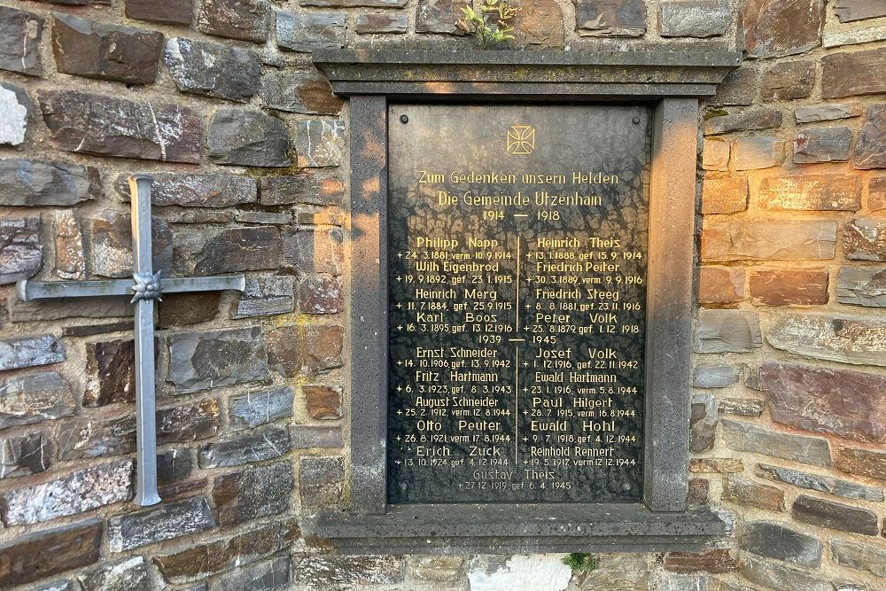 Oorlogsmonument Utzenhain #3