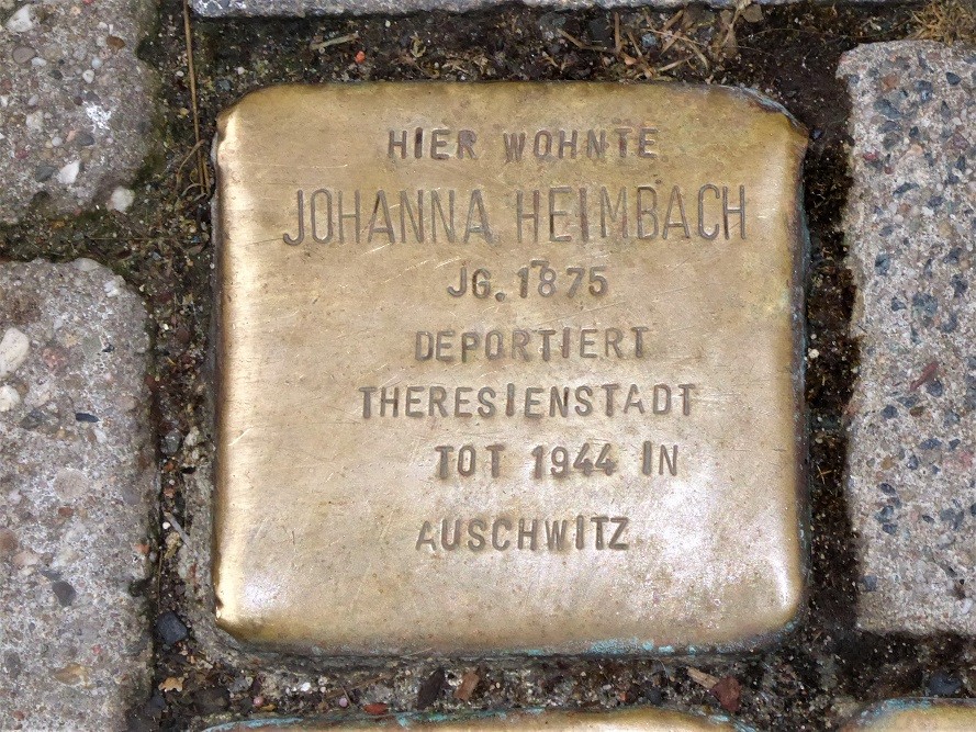 Stumbling Stones Hollenbeckerstraße 10 #2