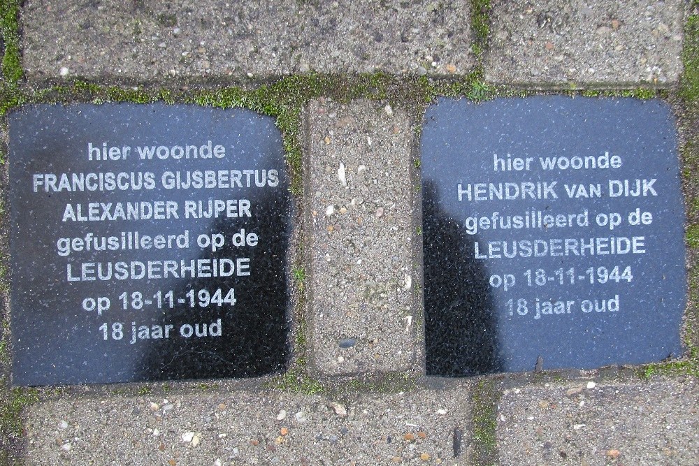 Herdenkingsstenen Johannes Bosboomstraat 15 #3