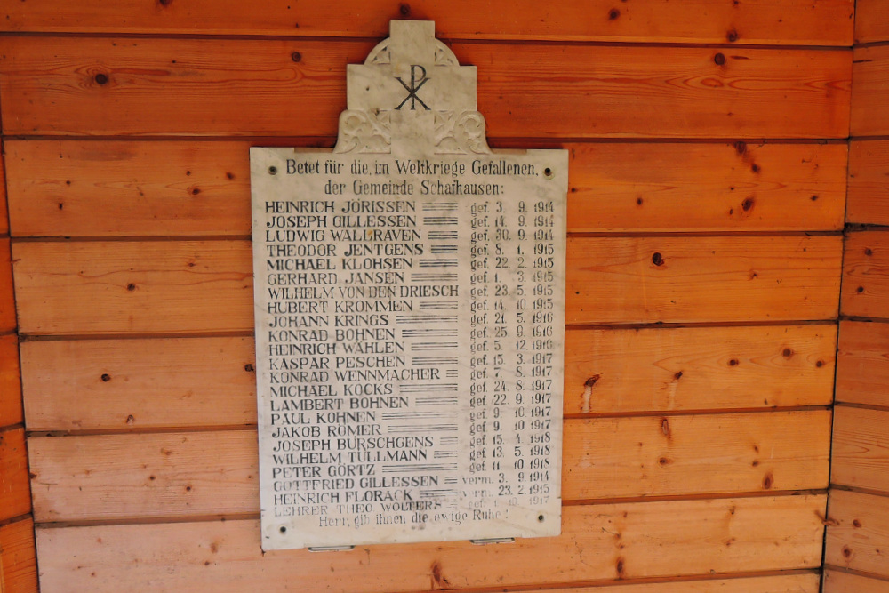 Oorlogsmonument Schafhausen #3